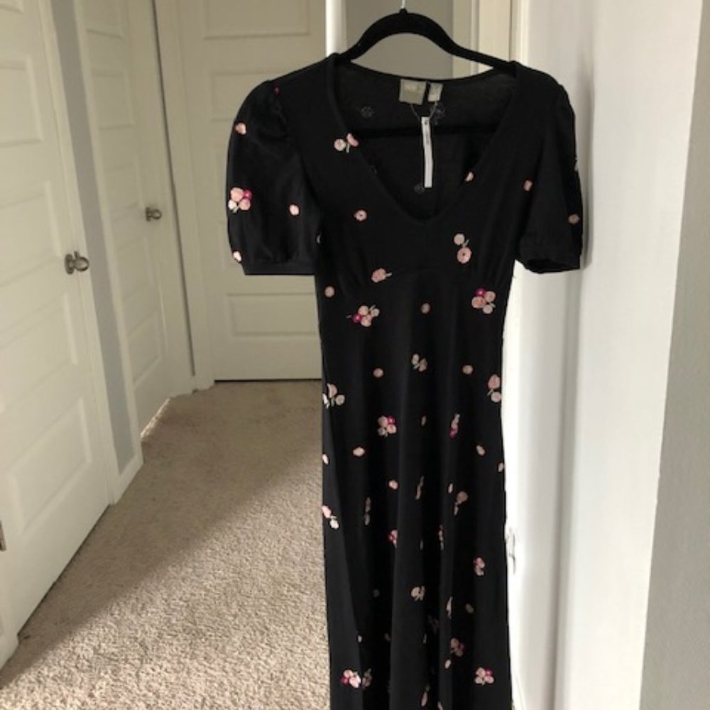 Black Floral Dress